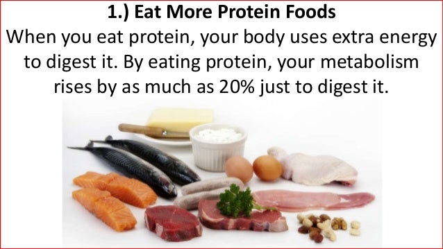 Lose weight eating protein